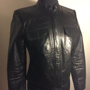 Fabulous DKNY Leather Moto Jacket